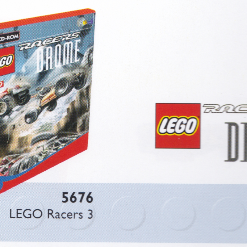 Early Box Art (LEGO® Racers: Drome)