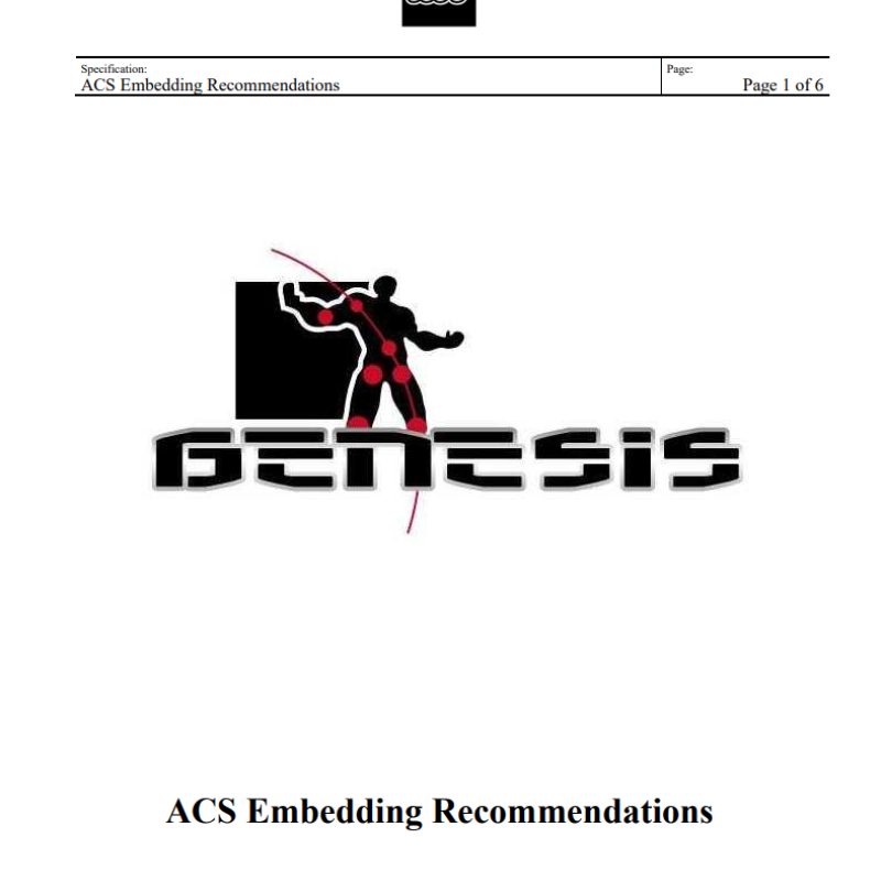 ACS Embedding Recommendations