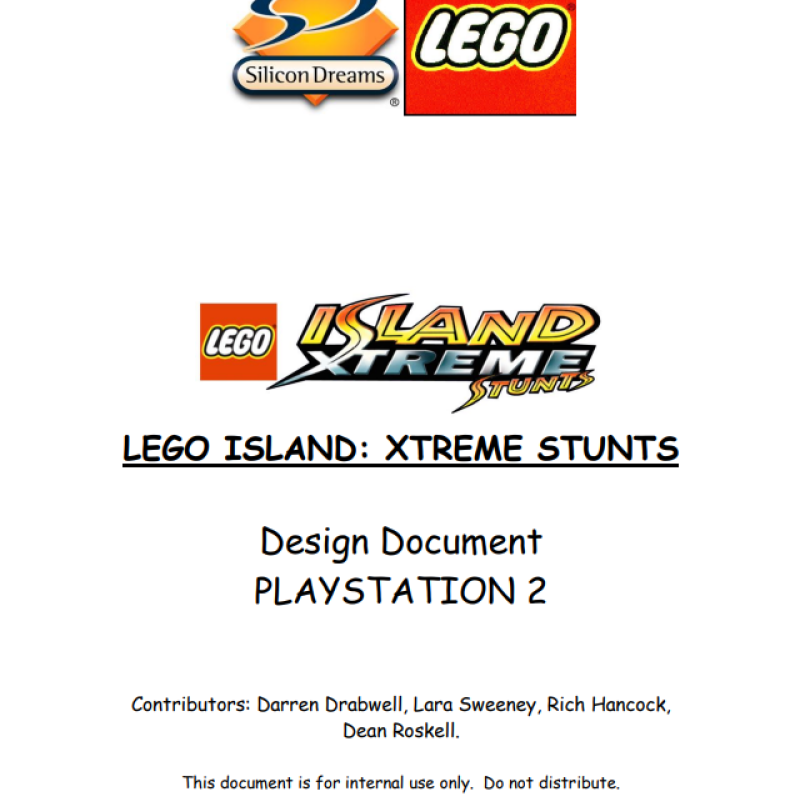 Design Document 0.9 (Playstation 2)