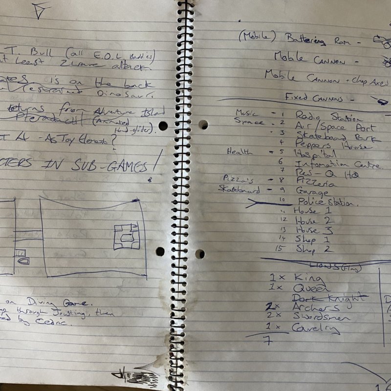 Rich Hancock's Notes and Sketches
