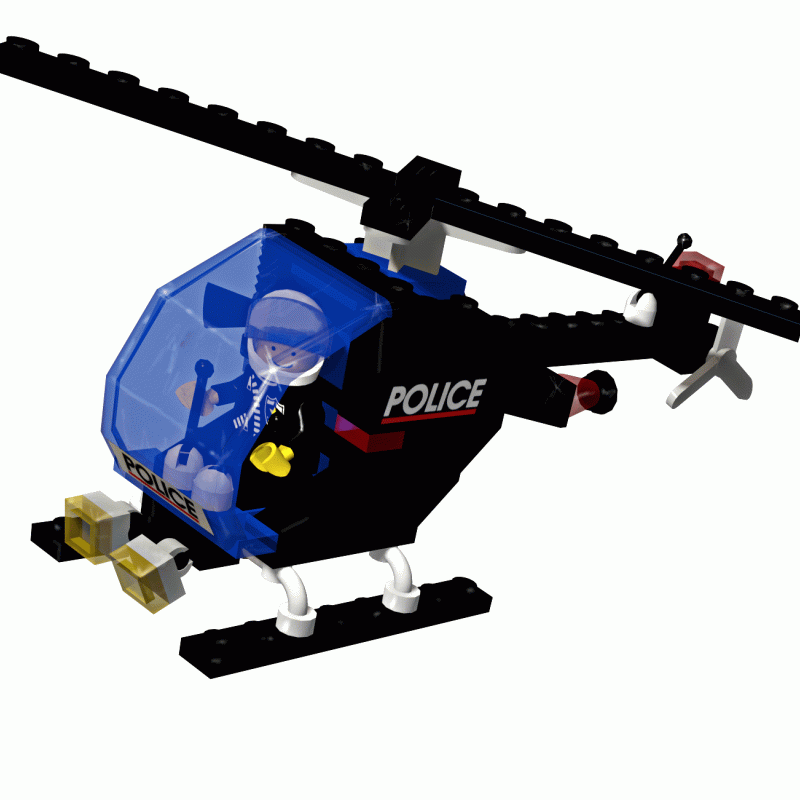 Police Helicopter Render