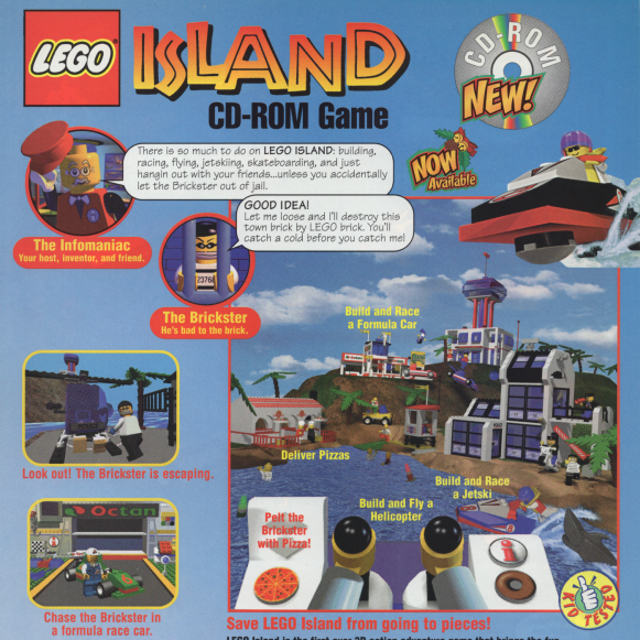 Save LEGO Island from Going to Pieces - Advertisement