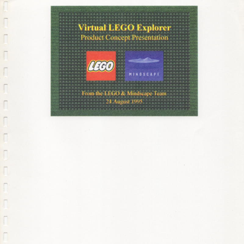 Virtual LEGO Explorer: Product Concept Presentation