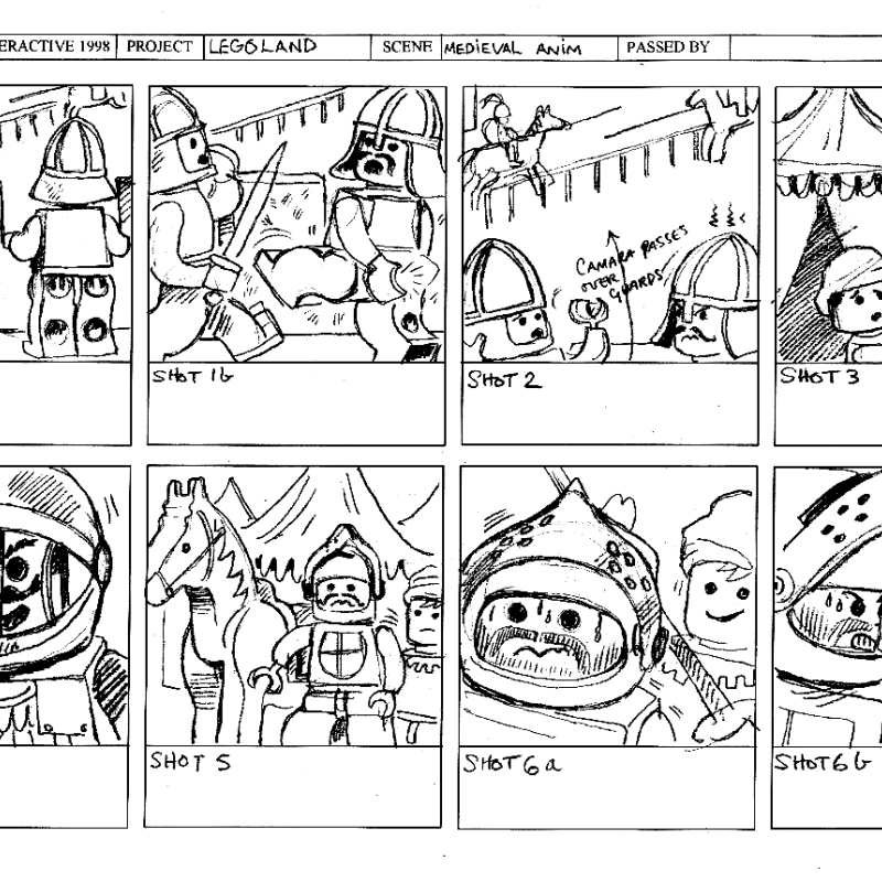 Medieval Animation Storyboards